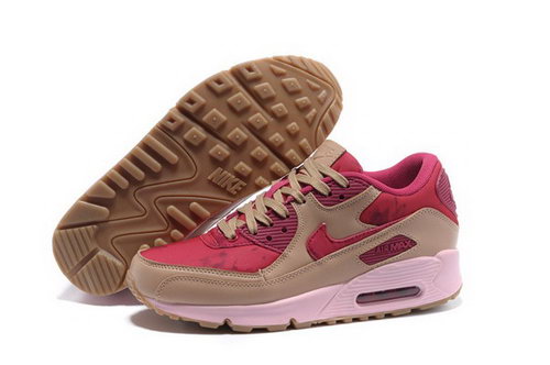 Air Max 90 Womenss Shoes Brown Red Denmark